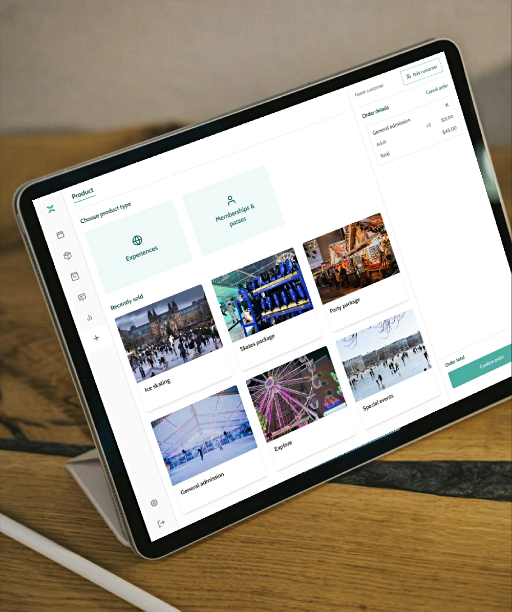The online dashboard on Beyonk's ticketing system